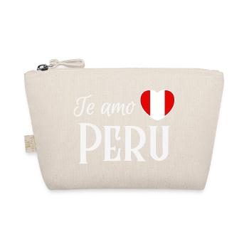 Je t’aime Pérou, fierté péruvienne - Trousse biologique - nature - Devant