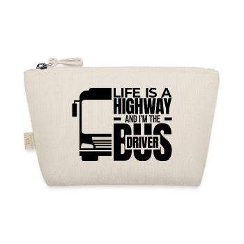 Bus driver on a highway of life - Organic Pouch - nature - Front