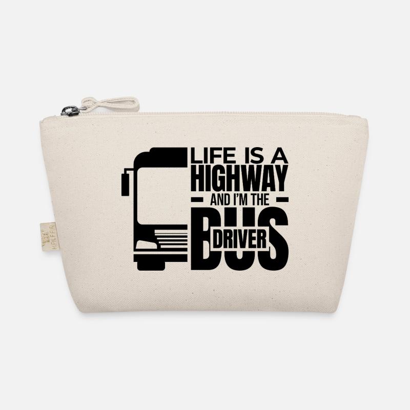 Chauffeur d’autobus sur une autoroute de la vie Trousse biologique