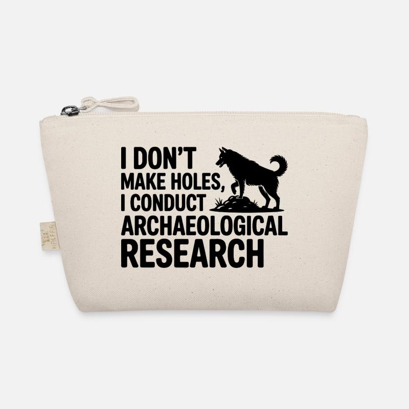 Husky Archaeological Research Funny Dog  Organic Pouch