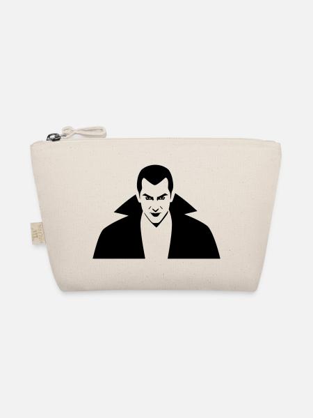 Vampire Illustration - Organic Pouch - nature - Front