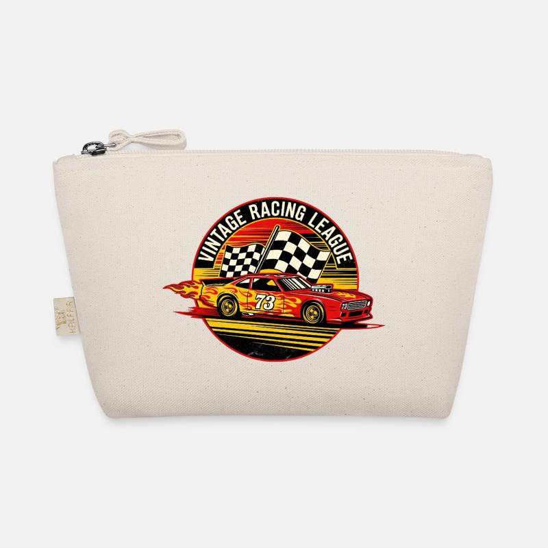 Conception de drapeaux de course vintage Trousse biologique