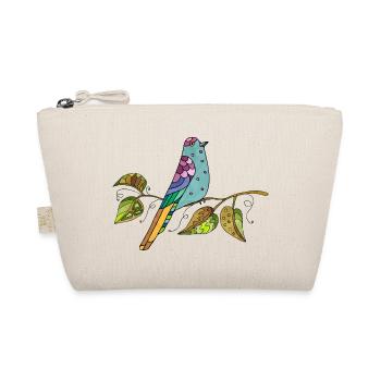 Bunter Vogel - Bio-Täschchen - Natur - Vorne