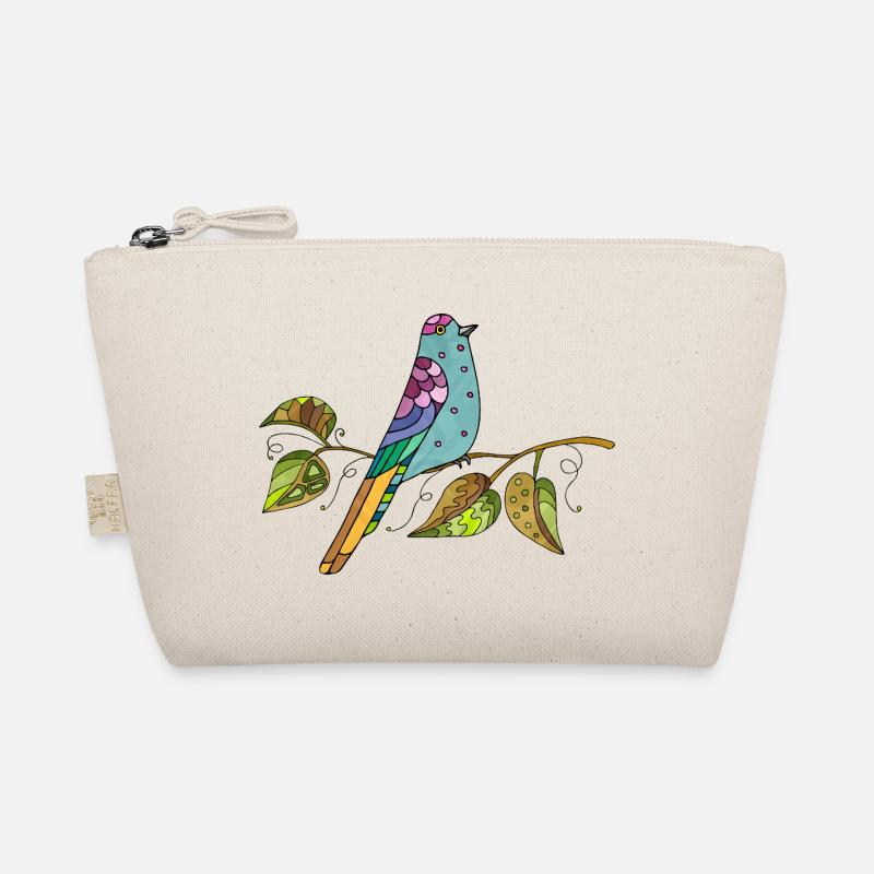 Bunter Vogel Bio-Täschchen
