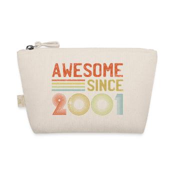 Retro-Design zum Jahr der Anerkennung 2001 - Bio-Täschchen - Natur - Vorne