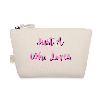 Inspirational Girly Quote Design - Organic Pouch - nature - Front