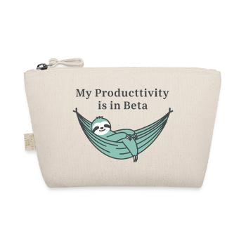 My Productivity is in Beta - Organic Pouch - nature - Front
