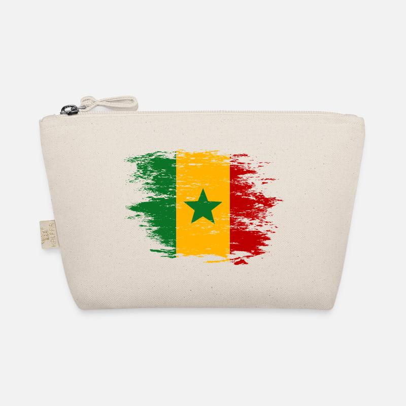 Senegal Flagge used Optik Bio-Täschchen