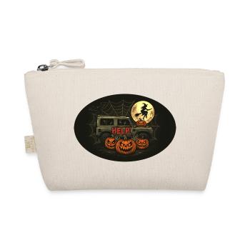 Défenseur d’Halloween avec citrouilles et sorcière - Trousse biologique - nature - Devant