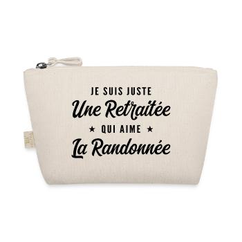 Retraitée Randonneuse Humour Cadeau Retraite - Trousse biologique - nature - Devant