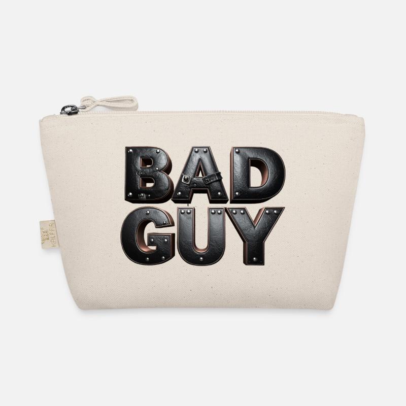 Bad Guy - Lettres 3D dans le style cuir Trousse biologique