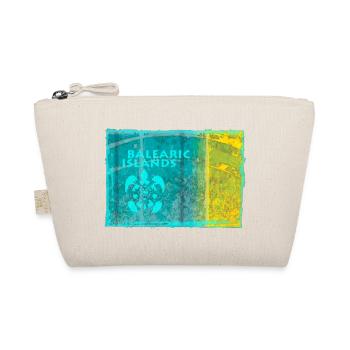 Balearic Islands Neon Style - Organic Pouch - nature - Front