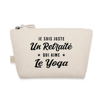 Retraité Yogi Humour Cadeau Retraite - Trousse biologique - nature - Devant