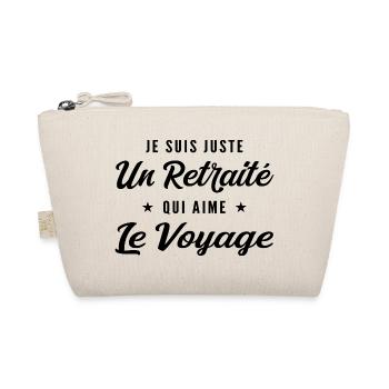 Retraité Voyageur Humour Cadeau Retraite - Trousse biologique - nature - Devant
