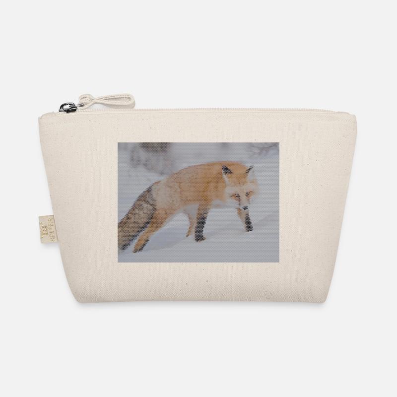 Geometrischer Fuchs Bio-Täschchen