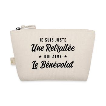 Retraitée Bénévole Humour Cadeau Retraite - Trousse biologique - nature - Devant