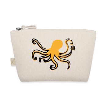 Octopus Style - Bio-Täschchen - Natur - Vorne