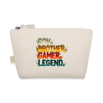 Gaming Boys 8-16 Years Birthday Gift Funny - Organic Pouch - nature - Front