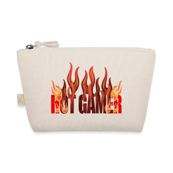 hot gamer flame design - Organic Pouch - nature - Front