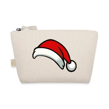 Santa Hat Graphic - Organic Pouch - nature - Front