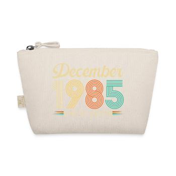 40 Ans Anniversaire Cadeau Né en Décembre 1985 - Trousse biologique - nature - Devant