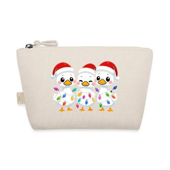 Trio de canards avec lumières de Noël, Canetons - Trousse biologique - nature - Devant