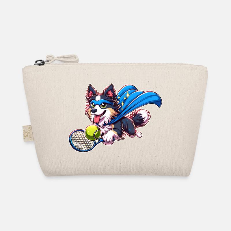 Superheld Corgi Mit Tennisball Und Umhang Bio-Täschchen