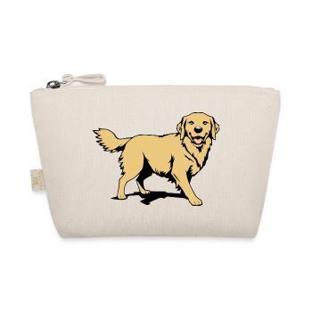 golden_retriever_bunt_T shirt_Geschenk - Organic Pouch - nature - Front