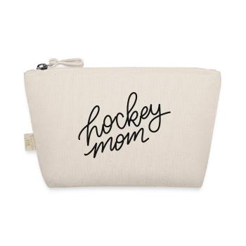 Hockey Mom Script Logo - Organic Pouch - nature - Front