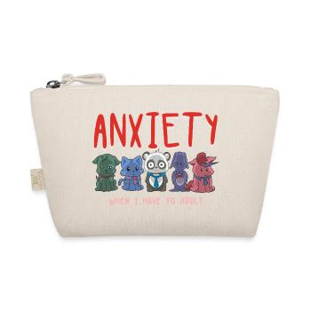 Anxiety Squad niedliche Tiere kämpfen mit dem Erwachsenwerden - Bio-Täschchen - Natur - Vorne