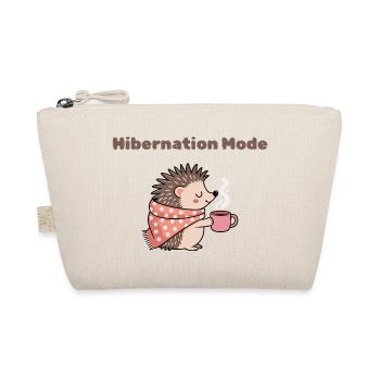 Hibernation Mode - Cute Hedgehog with Hot Drink - Trousse biologique - nature - Devant