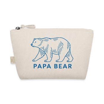 Papa Bear - Organic Pouch - nature - Front