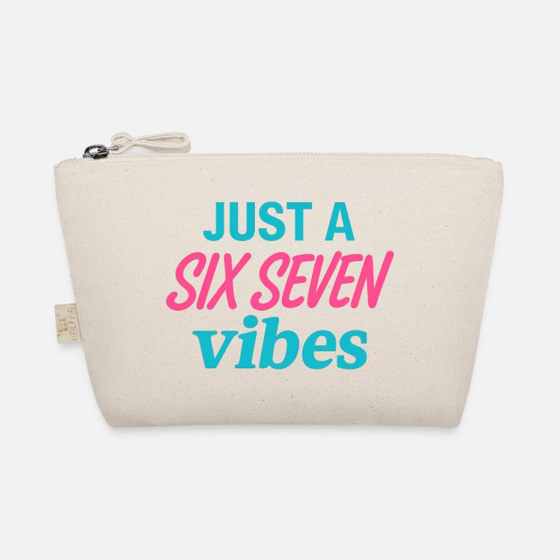 Just a Six Seven Vibes Neon - Bio-Täschchen - Natur