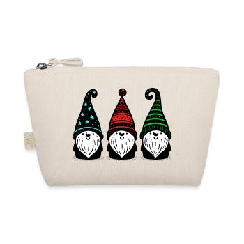 Trois nains nordiques de Noël. Les lutins de Noël. - Trousse biologique - nature - Devant