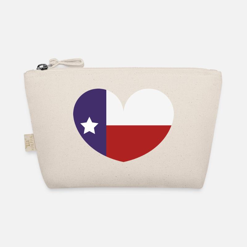 Drapeau du cœur du Texas Trousse biologique