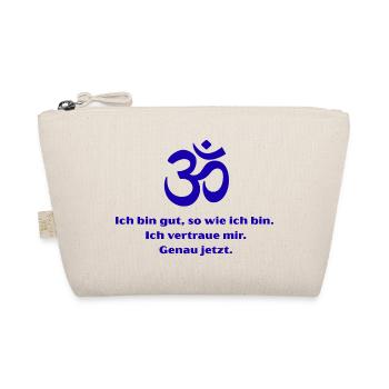 Om Symbol Selbstvertrauen Jetzt - Bio-Täschchen - Natur - Vorne