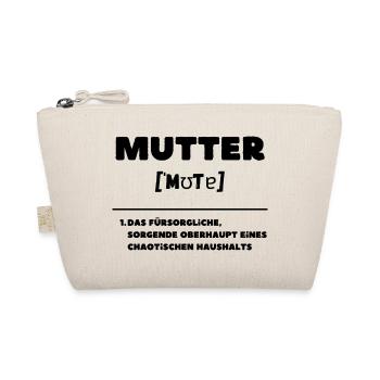 Mutter Definition Oberhaupt Chaos Haushalt - Bio-Täschchen - Natur - Vorne