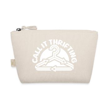 Thrift Shop Call It Thrifting Love Thrifting - Organic Pouch - nature - Front