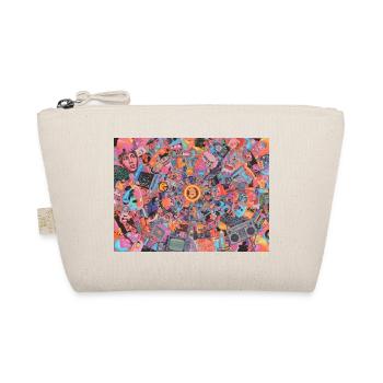 Bitcoin Bazooka – PopArt 3 - Bio-Täschchen - Natur - Vorne