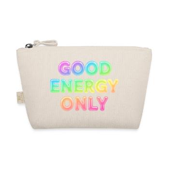Énergie Positive Only – Typographie à Déclaration Positive - Trousse biologique - nature - Devant