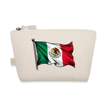 Mexiko Flagge - Bio-Täschchen - Natur - Vorne