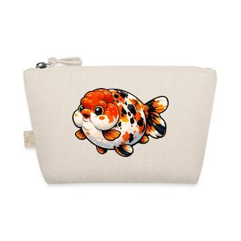 High Quality Calico Ranchu Goldfish - Organic Pouch - nature - Front