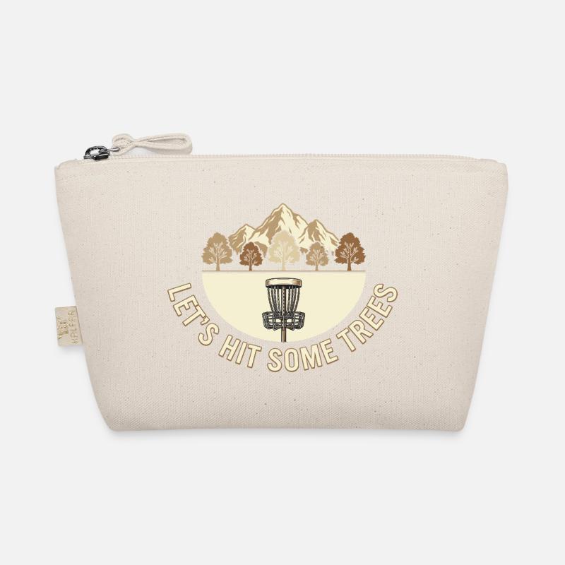 Let's Hit Some Trees – Disc Golf Vintage Design Bio-Täschchen