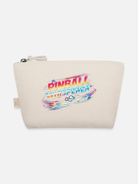 Pinball Whisperer Pinball Player - Organic Pouch - nature - Front