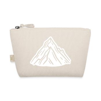 Berge Symbol Alpen - Bio-Täschchen - Natur - Vorne