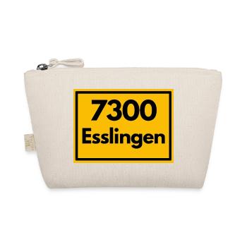 ALTE POSTLEITZAHL PLZ RETRO 7300 ESSLINGEN SCHABEN - Bio-Täschchen - Natur - Vorne