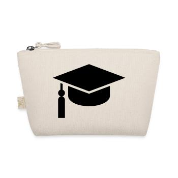 Abi, graduation cap, college hat, graduation - Organic Pouch - nature - Front