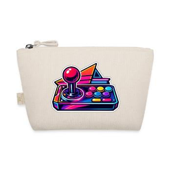 Neon Arcade Joystick Retro - Organic Pouch - nature - Front