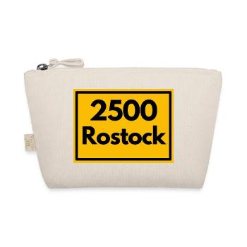 OLD POSTCODE POSTCODE RETRO 2500 ROSTOCK HANSEPORT - Organic Pouch - nature - Front