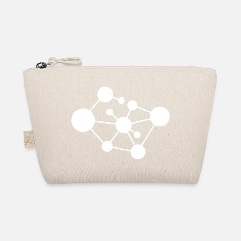 Molecule Network Connection Organic Pouch